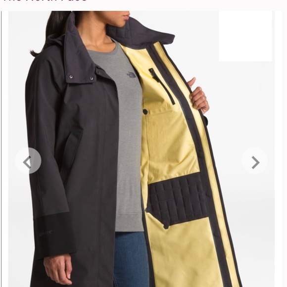 THE NORTH FACE Women's cryos 3L big GTX jacket GORETEX Black Hooded Coat S - Picture 8 of 16